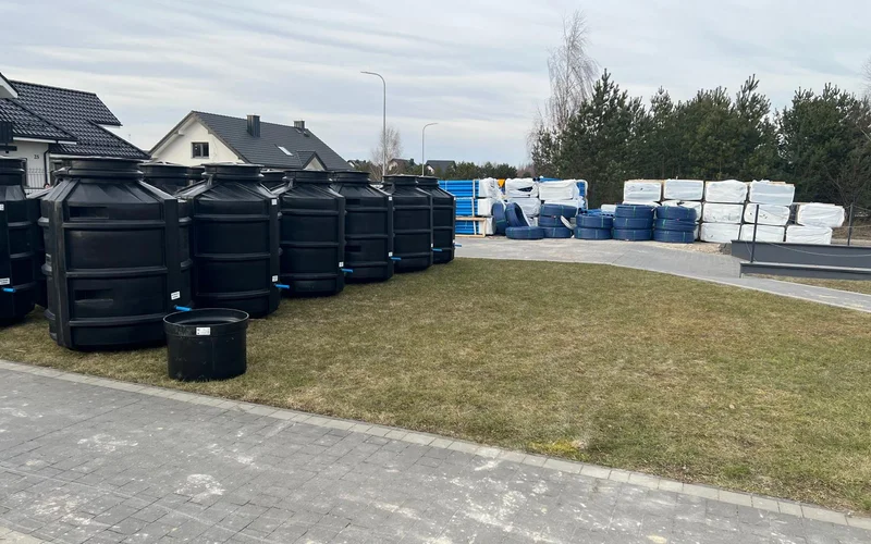 Materiały i zbiorniki do systemów wodnych